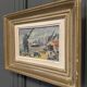 Oil on canvas by Charles Maillard the port of Nantes 20th century