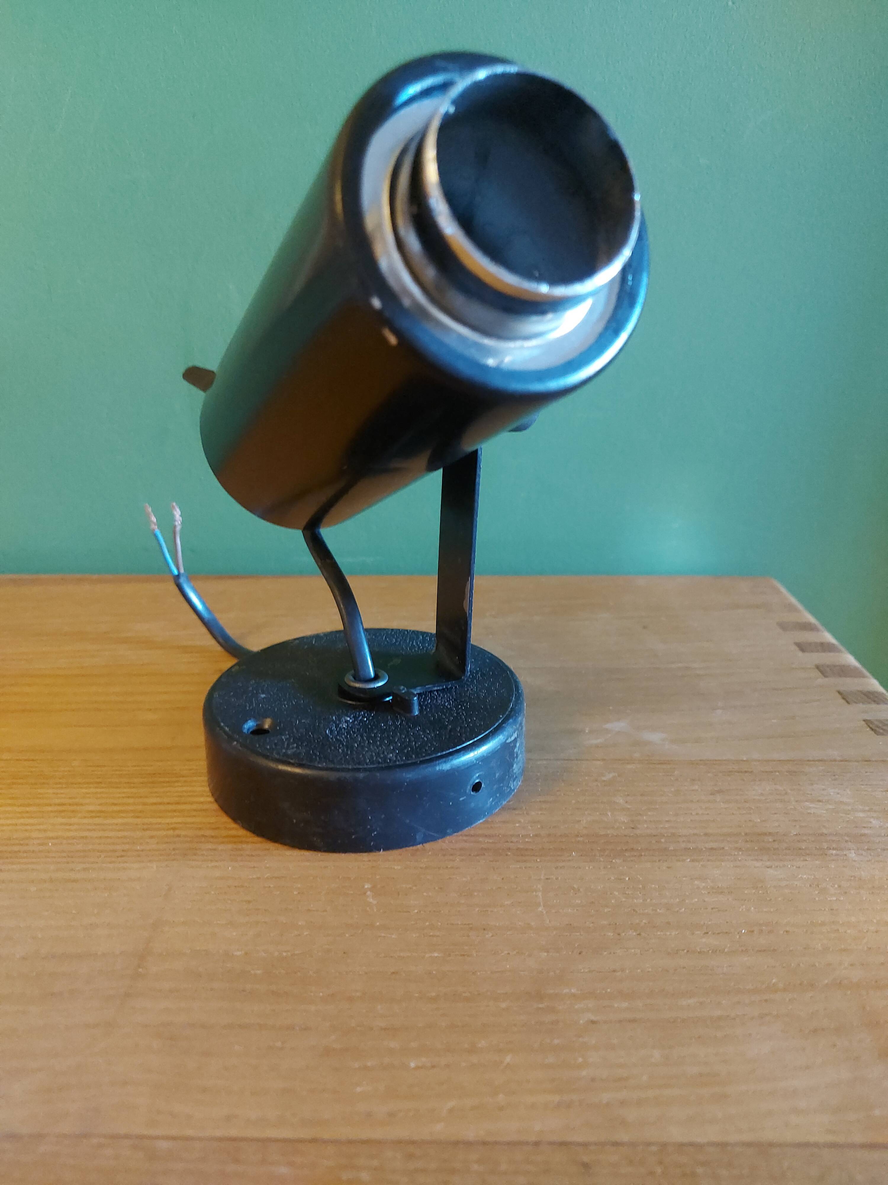 Wall lamp , Vintage spot ( metal and chrome )