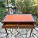 Flat desk in mahogany in the Louis XVI style.