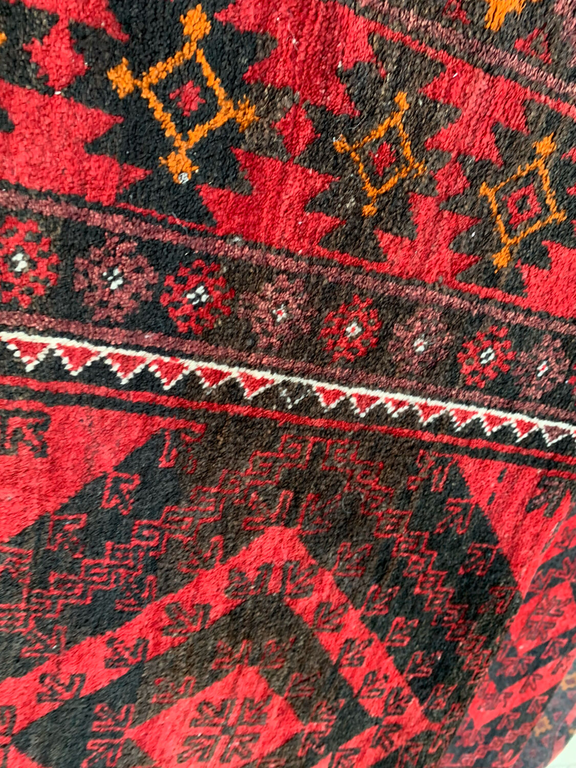 Old oriental carpet