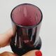 5 Petits Verres A Liqueur Gobelets A Vodka En Verre Soufflé Bullé Prune Biot?