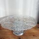 Cut glass cake stand