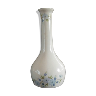 Vase, English, porcelain, floral decoration 20th century