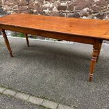 Grande table de café bistrot alsacienne sapin French bistro table 1930