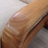 Mid- century three-seater danish teak sofa