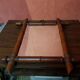 Old wooden mirror bamboo style decoration 38x45 vintage