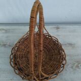 Duo of wicker baskets