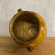Yellow grease pot