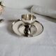 Silver-plated egg cup