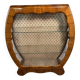 Art Deco Vintage Walnut Display Cabinet 1930s-1940s Art Deco Vintage W