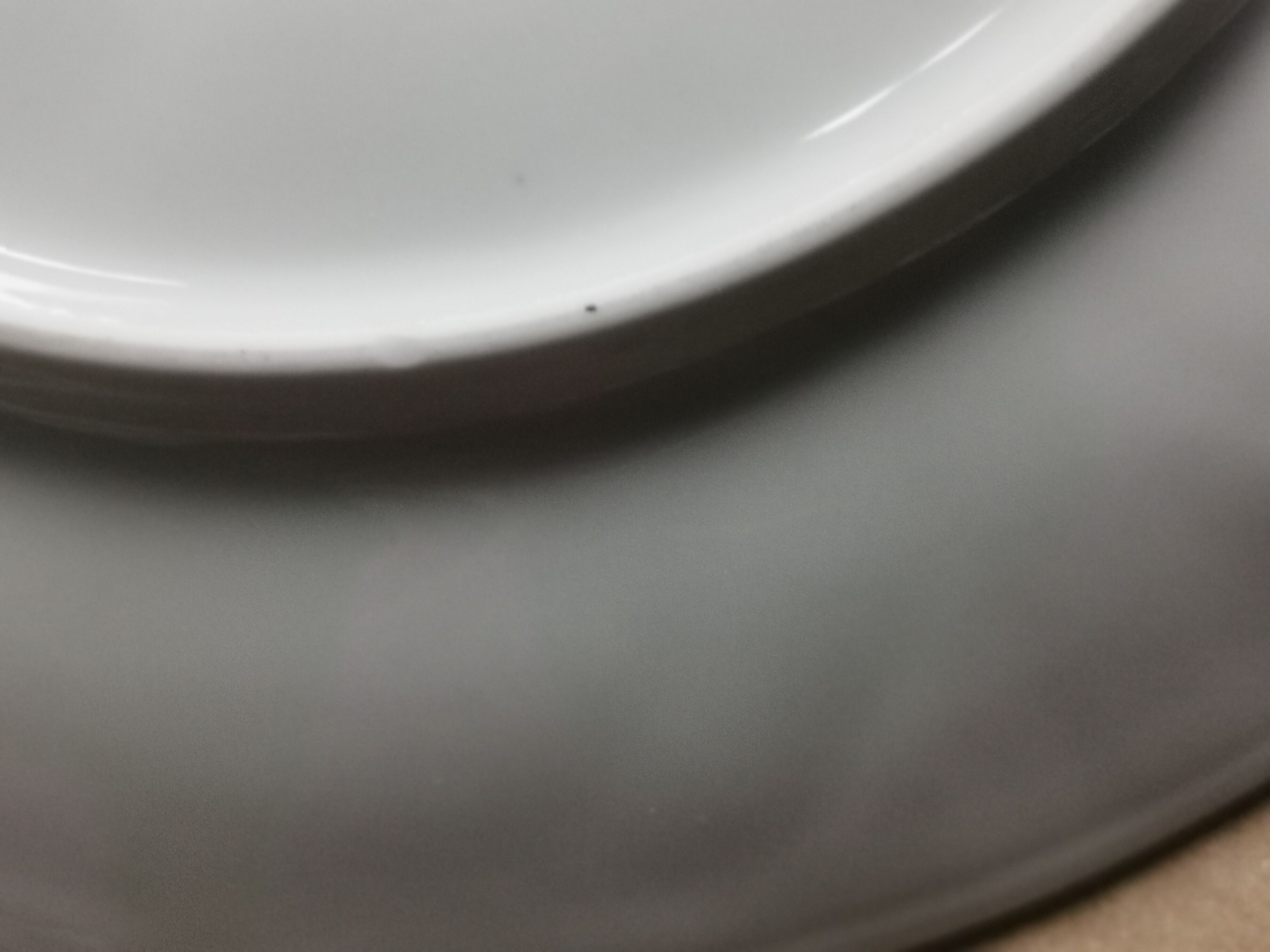 Ensemble de 6 assiettes Pillivuyt porcelaine blanche