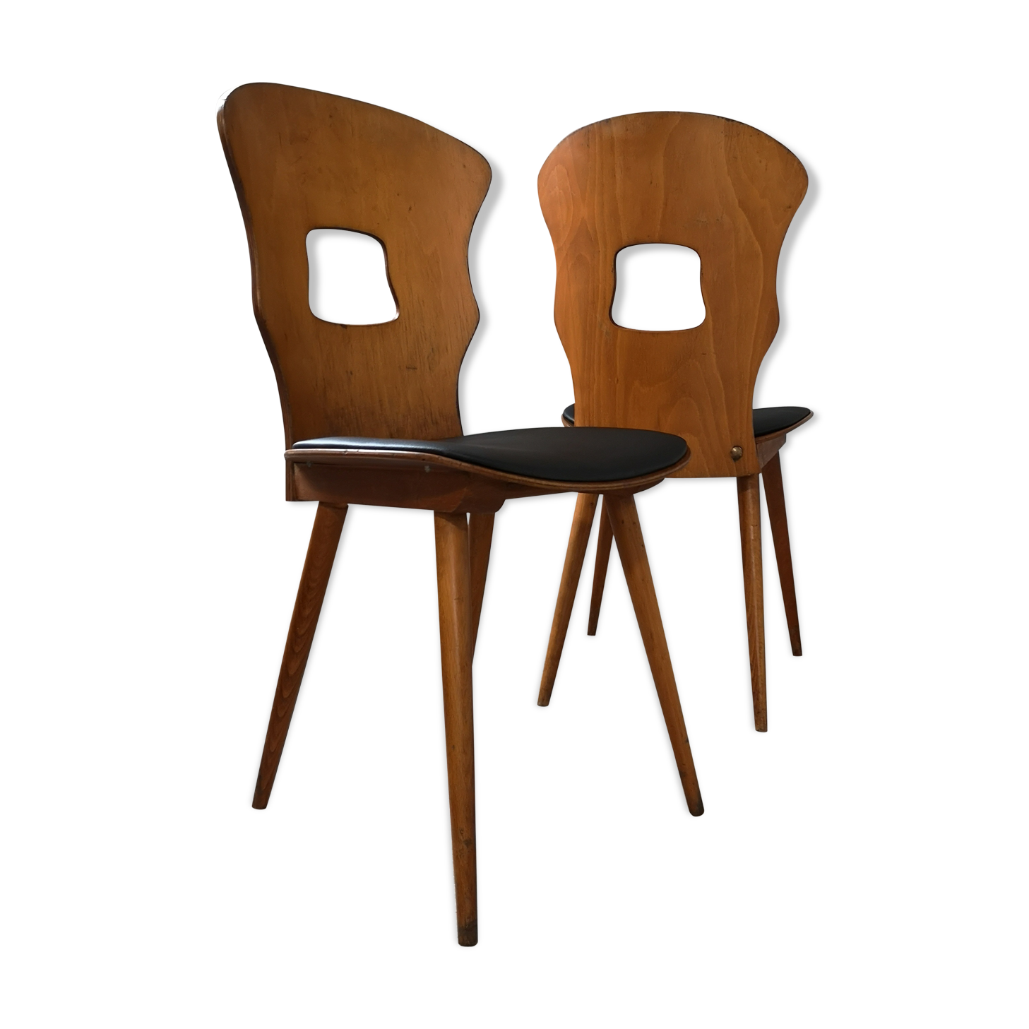 Paire de chaises bistrot Baumann Gentiane