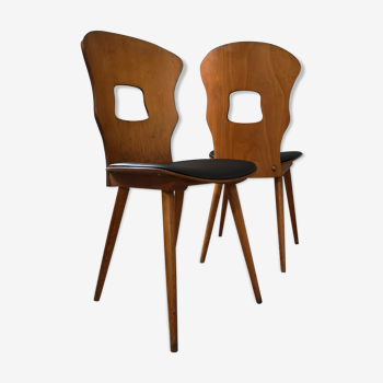 Paire de chaises bistrot Baumann Gentiane