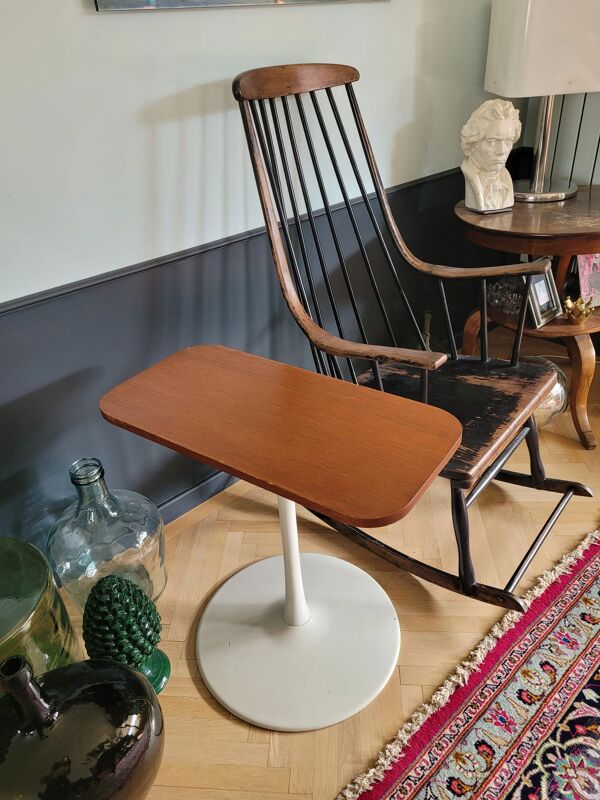 Table pivotante pied tulipe vintage - Ref 858