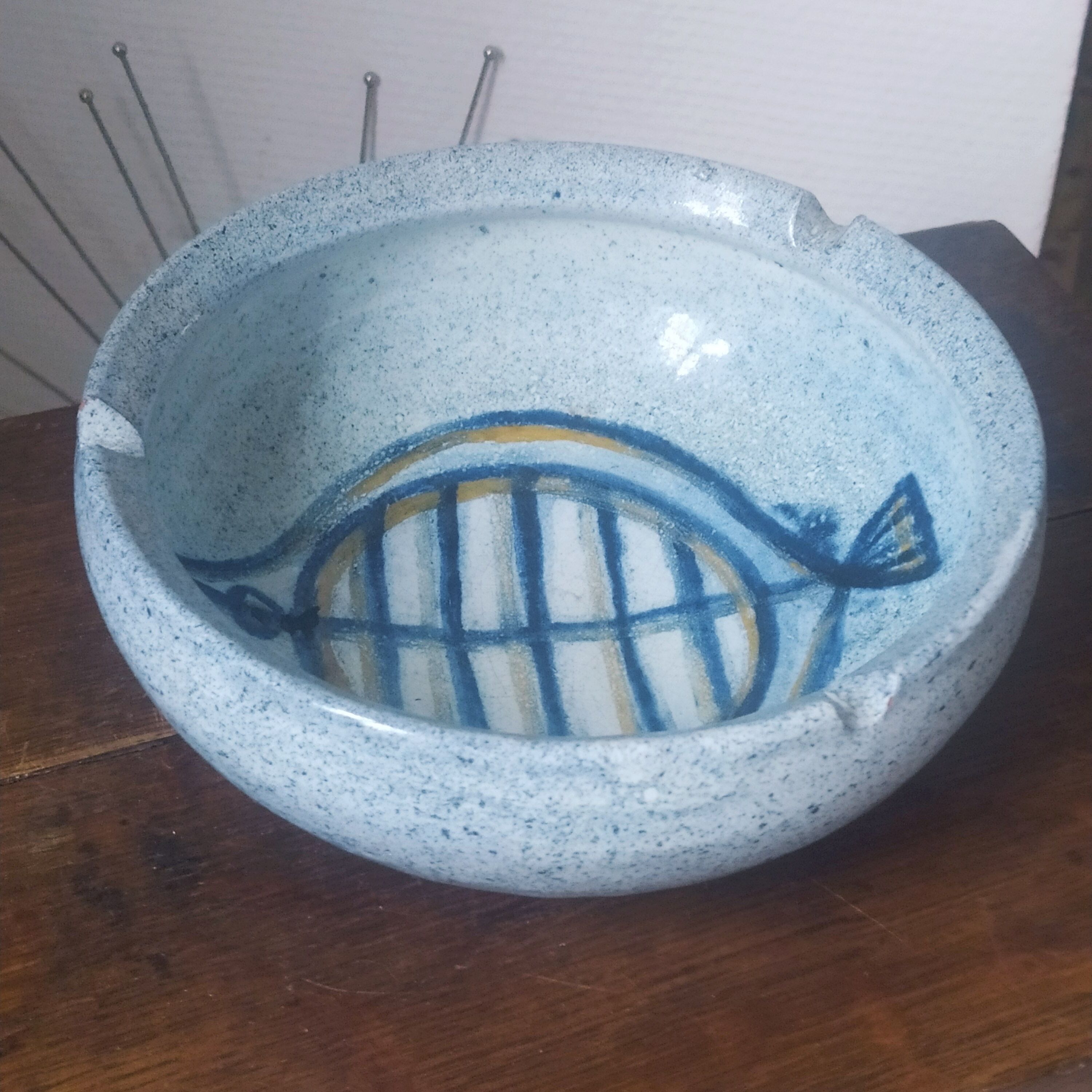 Ashtray ceramic bowl of art alfaraz