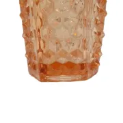 AEL Vase Cwieki, modernism, rose glass, Ząbkowice, Poland