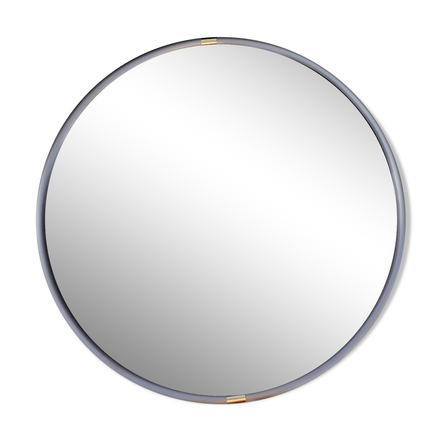 Round metal mirror 70 - 60x60 cm
