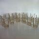 Set of 12 glasses of art deco bistro