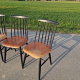 Set of 6 Fannett Scandinavian chairs by Ilmari Tapiovaara 1960.