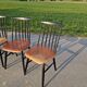 Set of 6 Fannett Scandinavian chairs by Ilmari Tapiovaara 1960.
