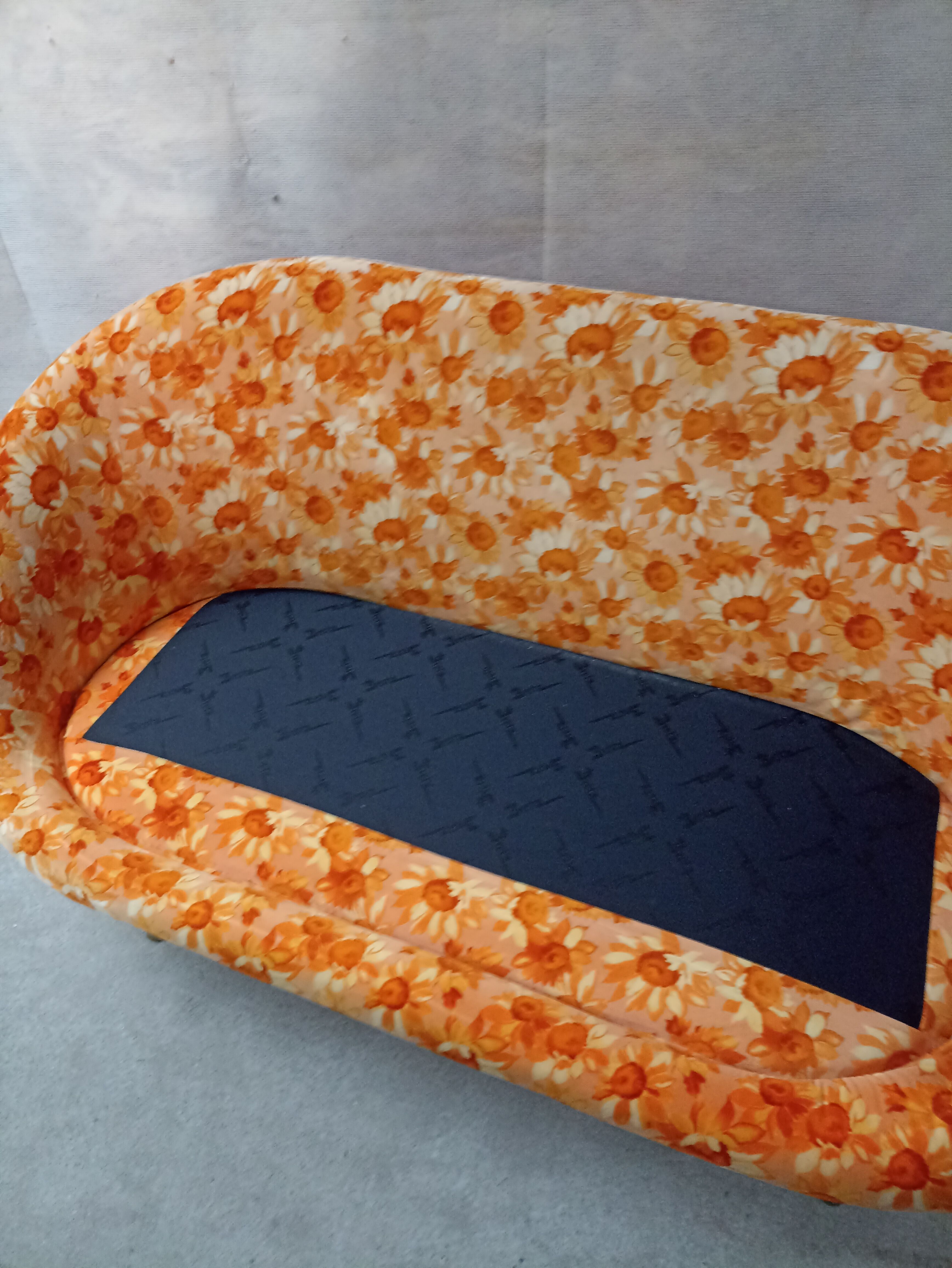 Vintage Bretz oval sofa