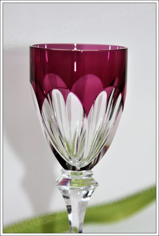 Wine glass of the Rhine (Roemer) Saint Louis Crystal model Chambord