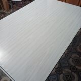White formica table