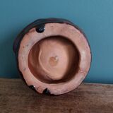 Cendrier zoomorphe poisson en terre cuite émaillée