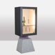 Memphis. Pair of lacquered wood display cabinets. 1980s. LS48071403