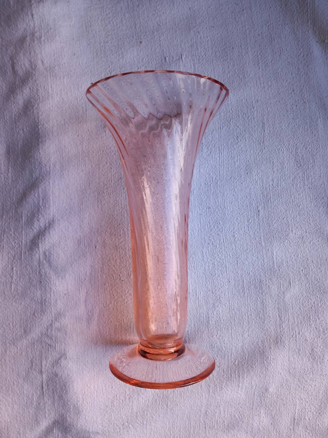 XL pink vase