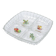 Vintage 1950s compartmentalized glass appetizer tray