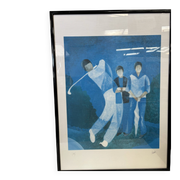 Lithographie « golf » de Heine