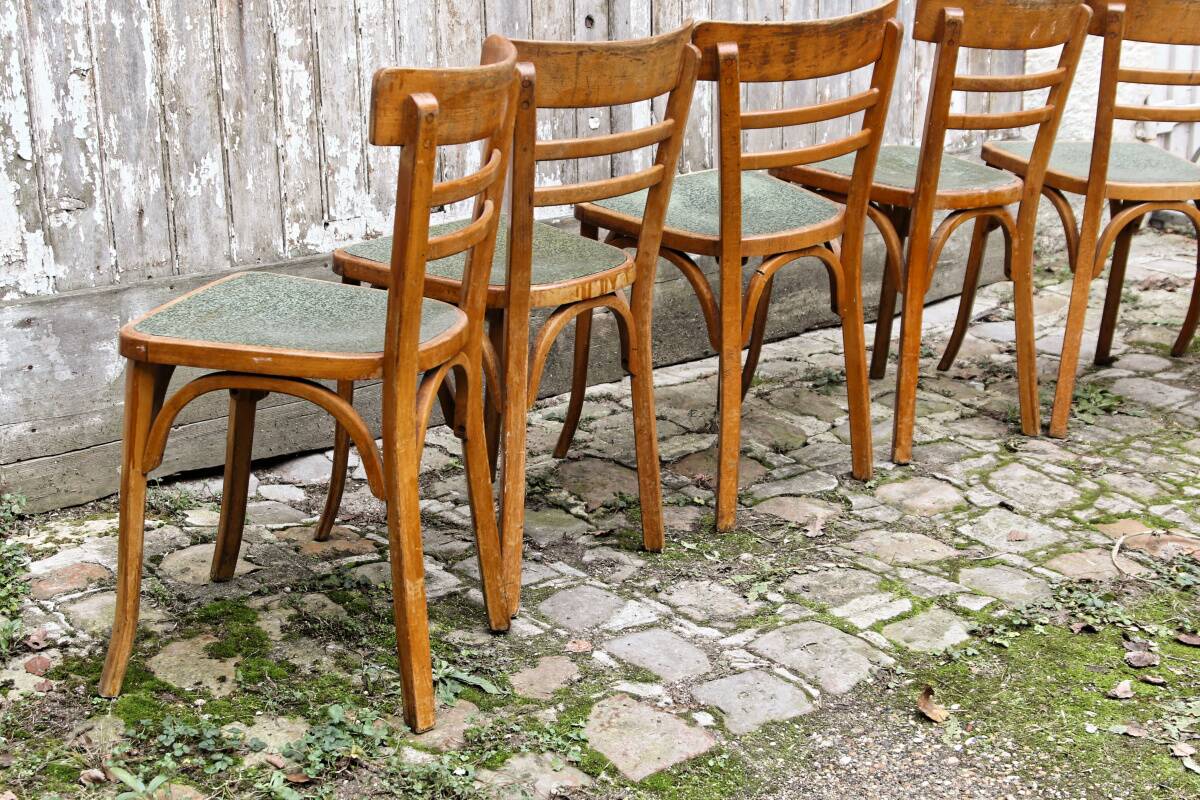 Set of 6 Baumann bistro chairs