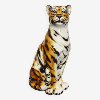 Ceramic Tiger Statue