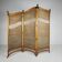 1970s Three-Panel Rattan Room Divider with Wicker Panels