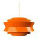 Vintage orange suspension by Carl Thore for Granhaga – Swedish design 1960