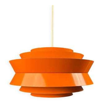 Vintage orange suspension by Carl Thore for Granhaga – Swedish design 1960