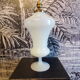 Pied de lampe opaline 1950