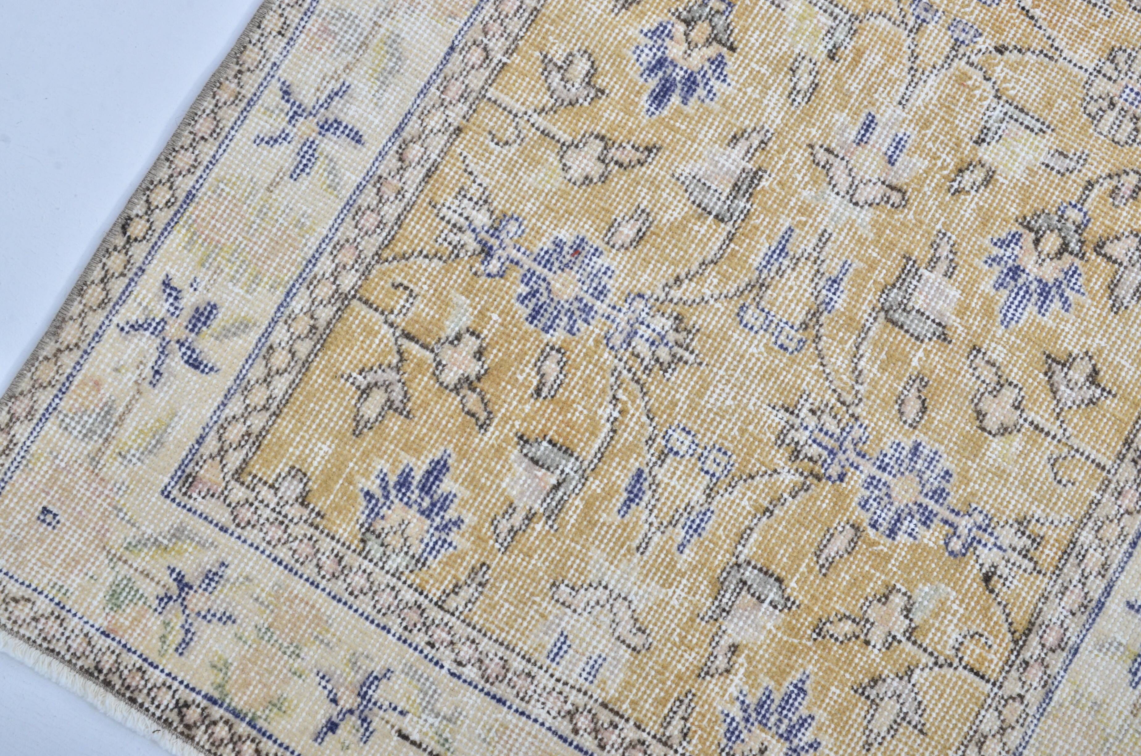 Floral Design Oushak Vintage Runner sku 3328
