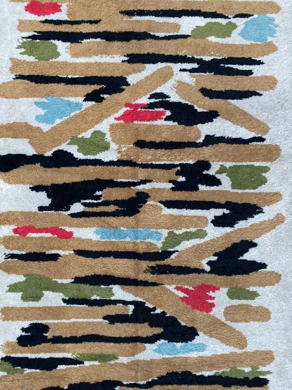 60s design carpet, Jacques Borker 160x270 cm
