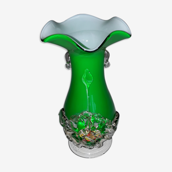 Vase en verre soufflé Murano