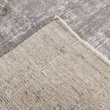 Gray handmade vintage rug 174x294cm