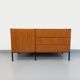 Vintage modernist enfilade ARP Minvielle by Guariche Mortier Motte teak