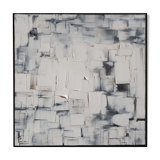 Abstract painting painting "black or white"