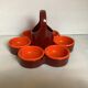 Servant flower with 6 orange cups Emsa
