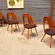 Set of 4 Antonin Suman chairs for Tatra Nabytok 1960