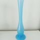 Set of 5 pastel opaline soliflore vases