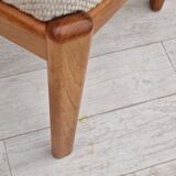 1960s, Danish design, armchair, teak wood, wool, original very good condition