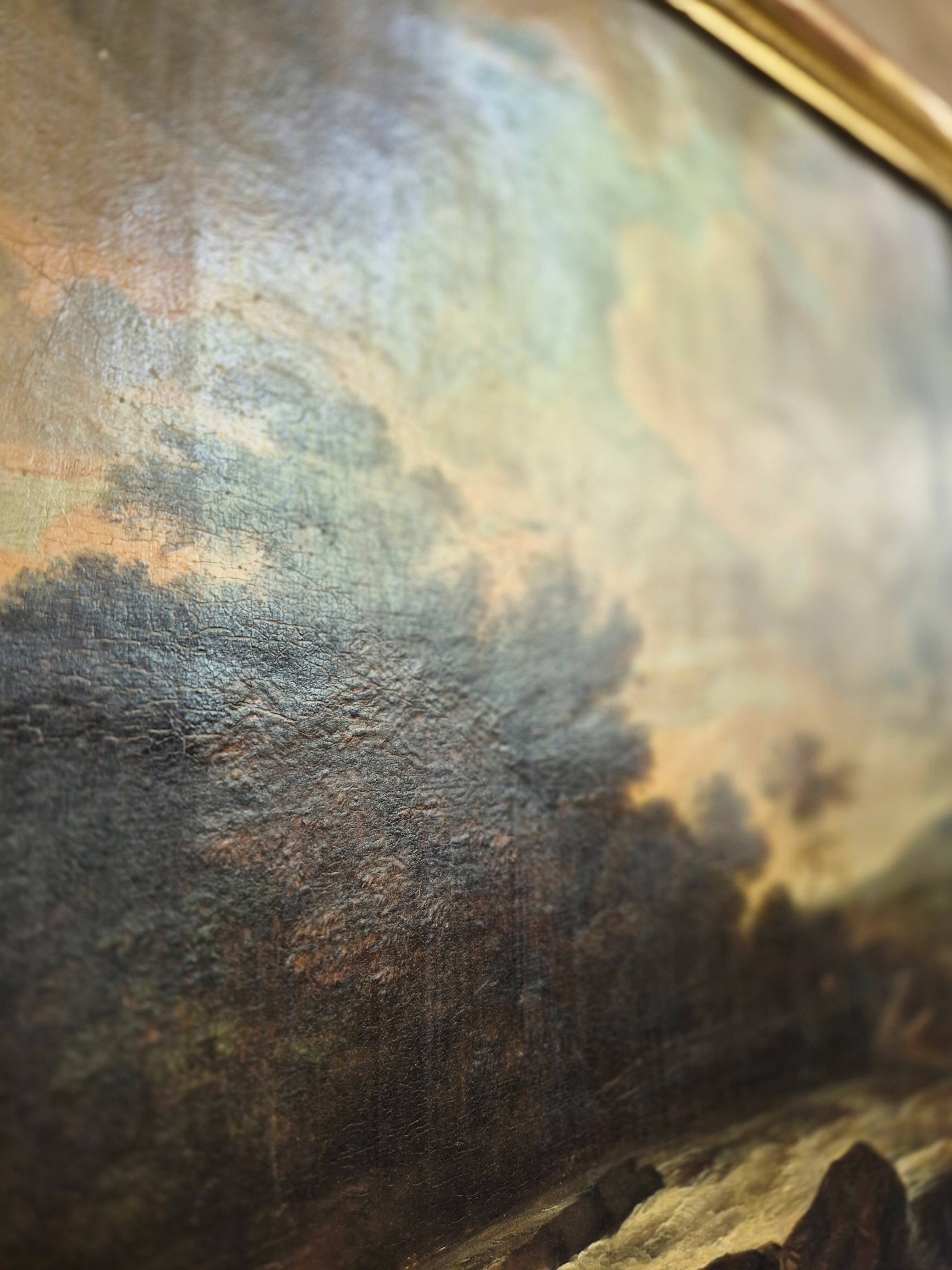 Painting, oil painting, Jacob van Ruisdael, Dutch painter, 1665