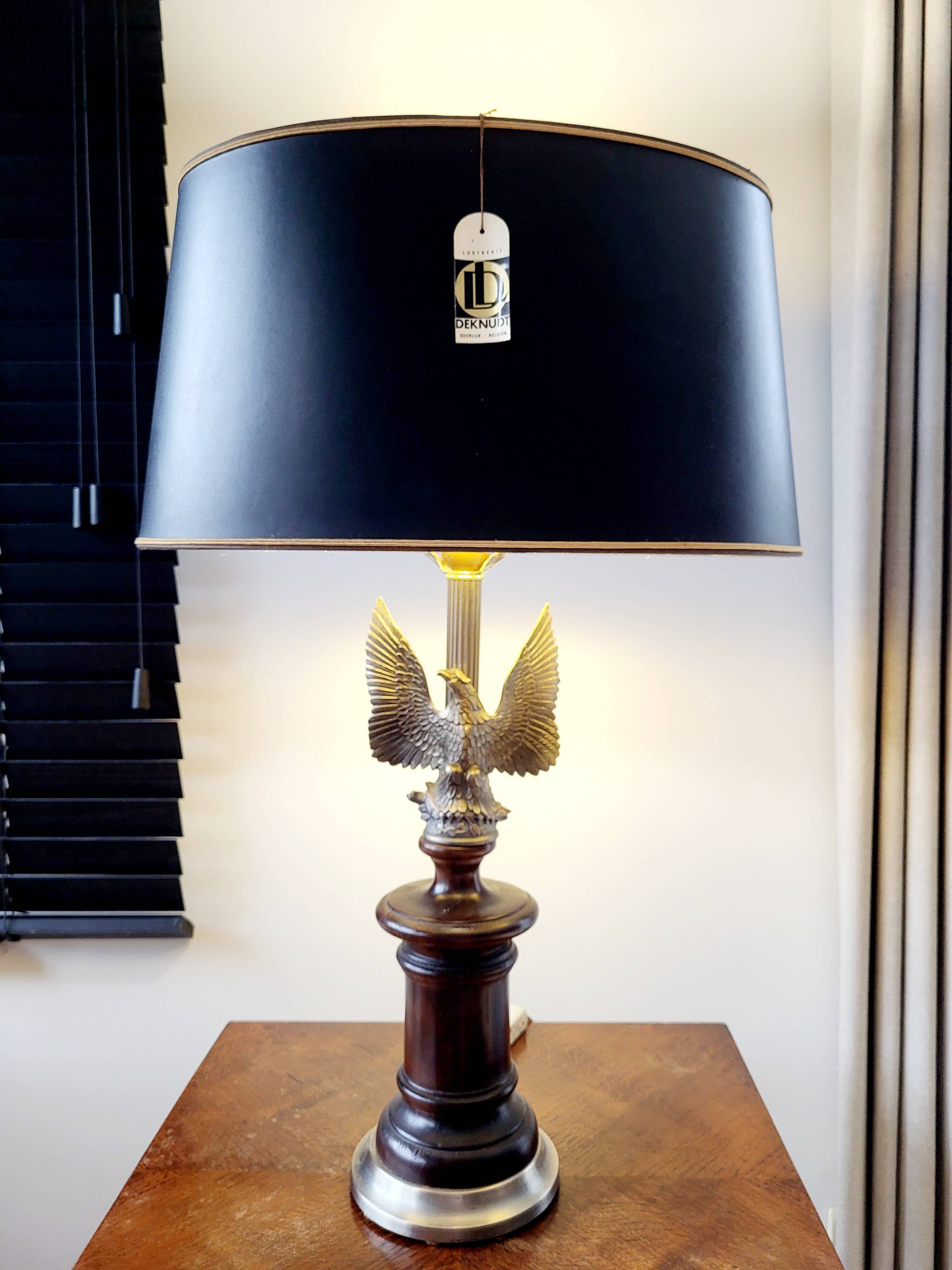 Lampe aigle, Deknudt, 1970, Belgique